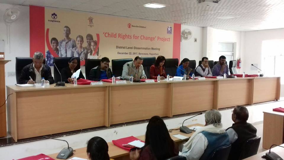 District Level Dissemination Meeting of “Child Rights for Change” project